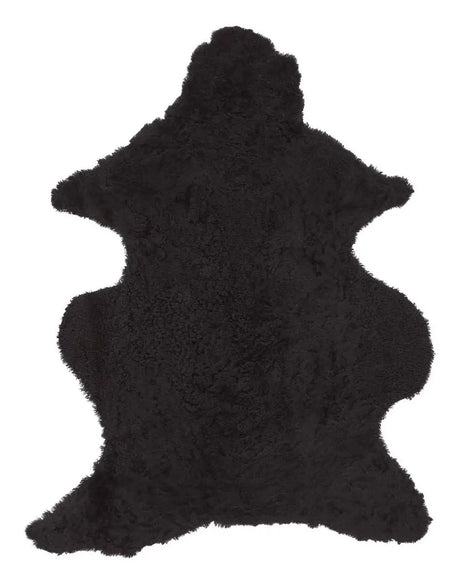 Double Face Collection Amerikansk lammeskind - Sort, 100x60