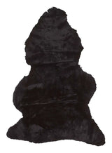 Double Face Collection Australsk lammeskind - Sort, 90x60