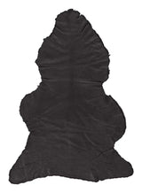 Double Face Collection Australsk lammeskind - Sort, 90x60