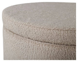 Dunken Puf, Beige Teddy