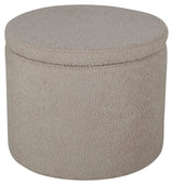 Dunken Puf, Beige Teddy