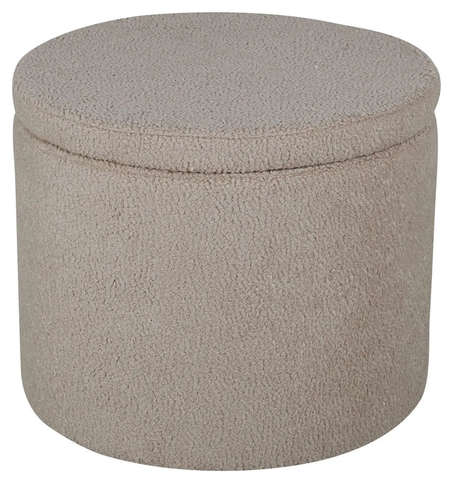 Dunken Puf, Beige Teddy