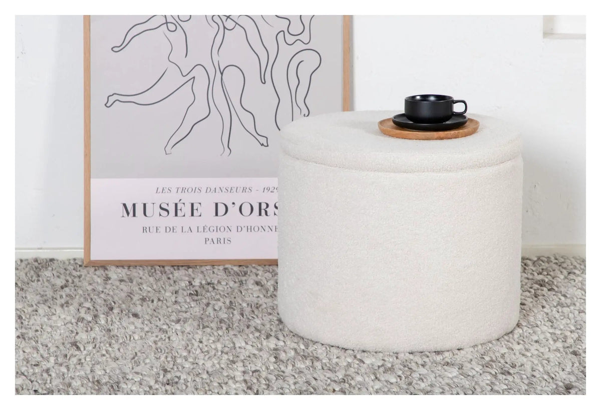 Dunken Puf, Offwhite Teddy