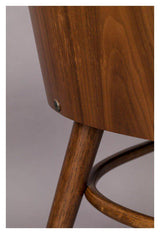 Dutchbone Chaya Spisebordsstol, Brun/Sort - UNOLIVING.COM