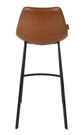 Dutchbone Franky Barstol Brun PU læder - UNOLIVING.COM