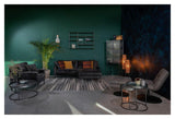 Dutchbone Houda Puf, Antracit - Unoliving.com