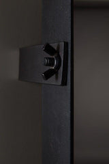 Dutchbone Poke Spejl Sort, M - Unoliving.com