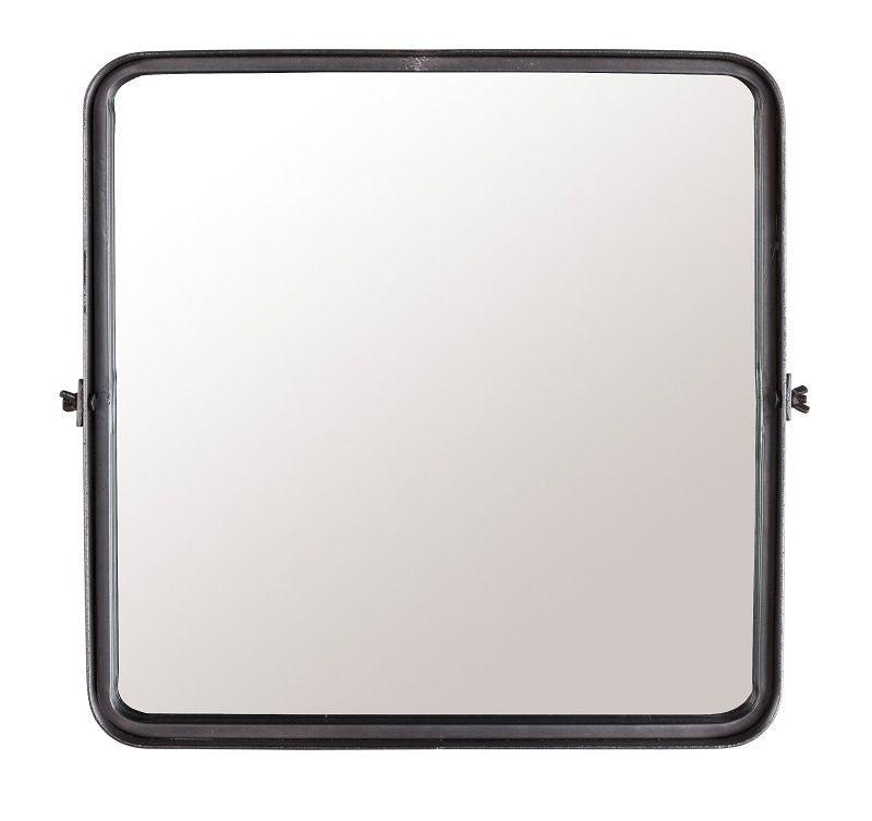 Dutchbone Poke Spejl Sort, M - Unoliving.com