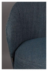 Dutchbone Waldo Loungestol, Blå - Unoliving.com