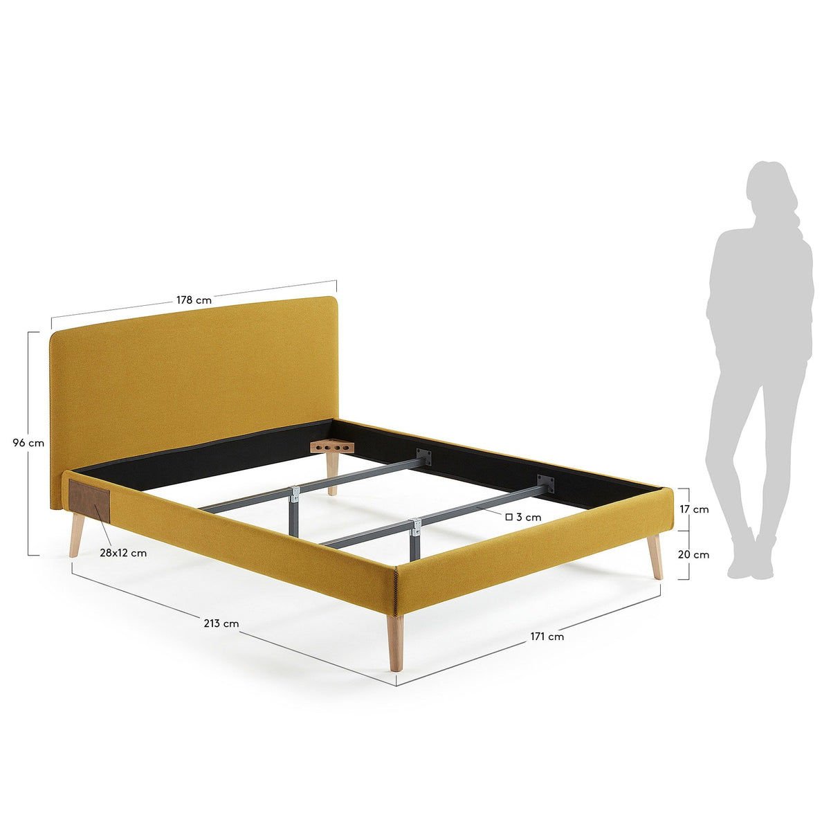 Dyla Sengebetræk 160X200, Sennep