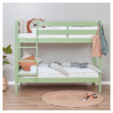 ECO Comfort køjeseng inkl. lamelbund 70x160 cm, Pale Green - Unoliving.com