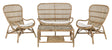 Ella Loungesæt, Rattan m. offwhite hynder