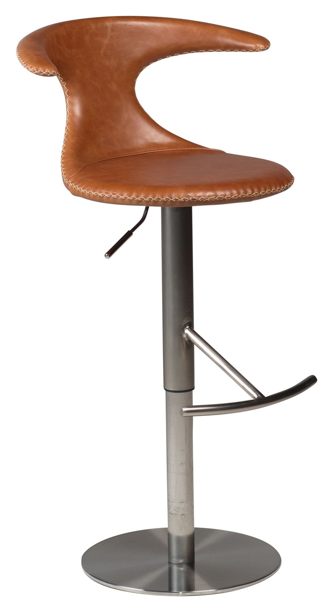 FLAIR Barstol, Lysebrun læder - Unoliving.com