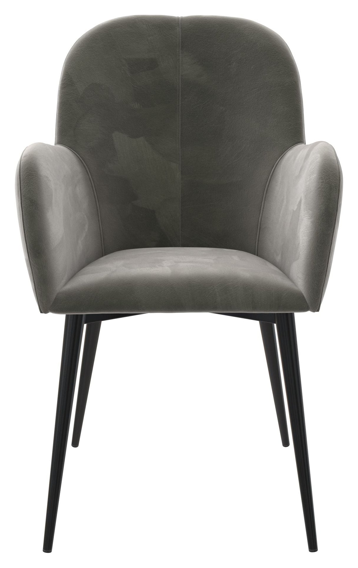 Fallon Loungestol, Grå velour - Unoliving.com