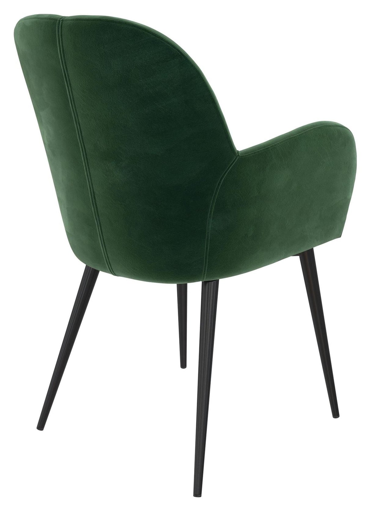 Fallon Loungestol, Grøn velour - Unoliving.com
