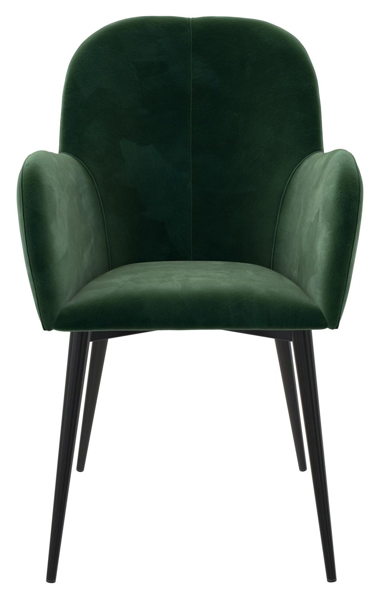 Fallon Loungestol, Grøn velour - Unoliving.com
