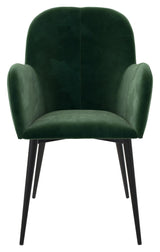 Fallon Loungestol, Grøn velour - Unoliving.com