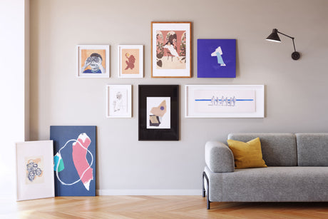 Fedra Billede 50X70 cm, Hvid/Beige