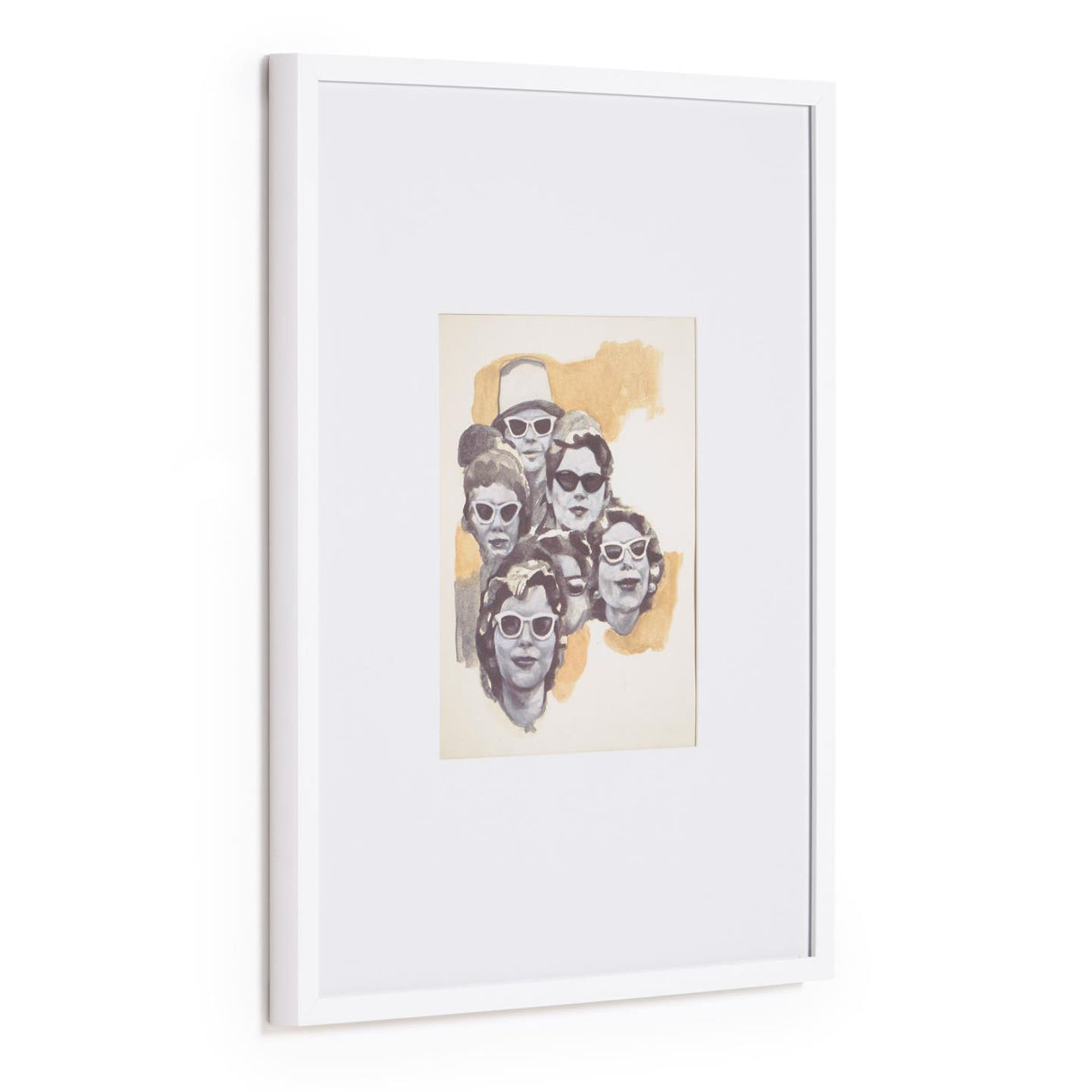 Fedra Billede 50X70 cm, Hvid/Beige
