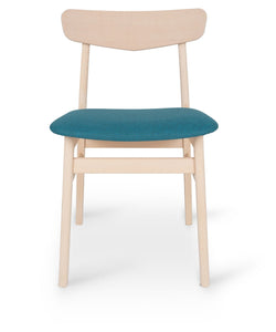 Findahl Mosbøl Spisebordsstol, Bøg/Turkis - Unoliving.com