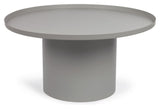 Fleksa Sofabord, Ø72, Grå metal - Unoliving.com