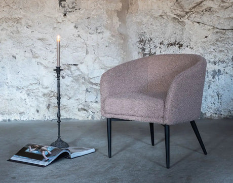 Fluffy Loungestol, Lysebrun Teddy