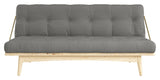 Folk Sovesofa, Fyrretræ/Grey - Unoliving.com