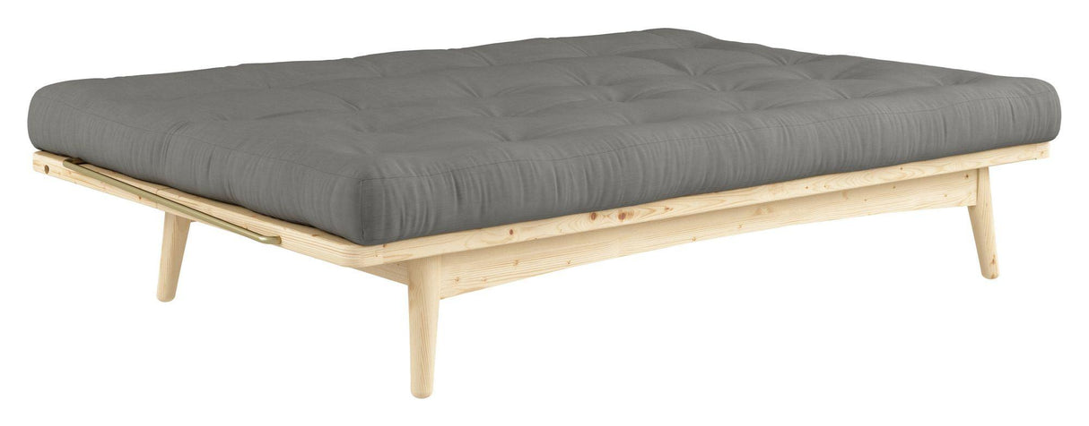 Folk Sovesofa, Fyrretræ/Grey - Unoliving.com