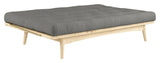 Folk Sovesofa, Fyrretræ/Grey - Unoliving.com