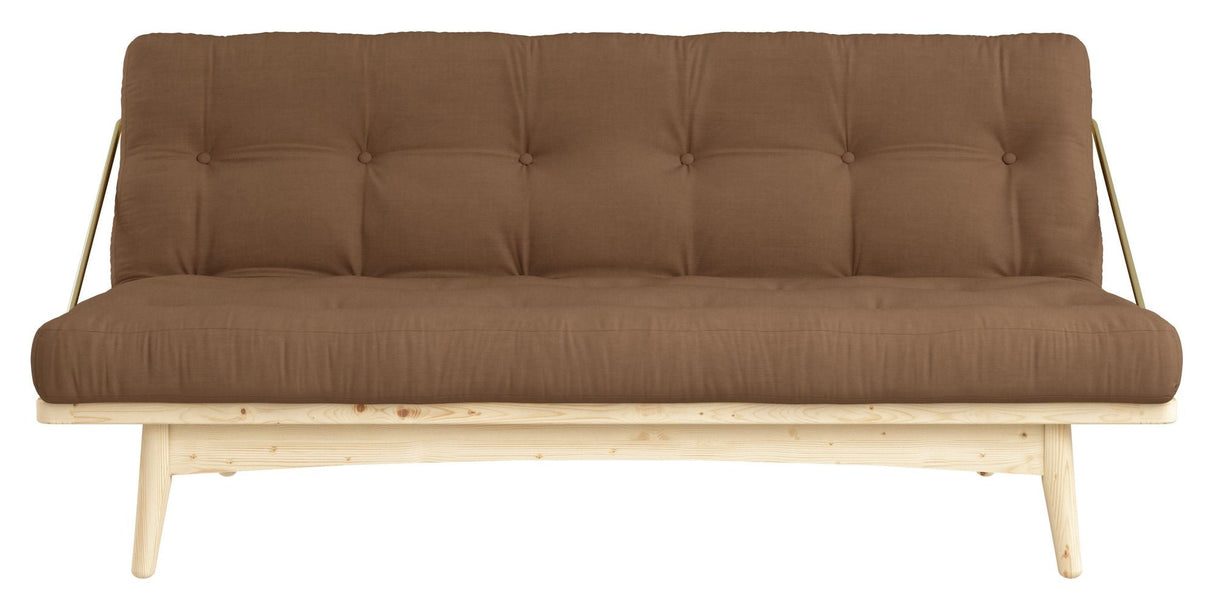 Folk Sovesofa, Fyrretræ/Mocca - Unoliving.com
