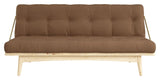 Folk Sovesofa, Fyrretræ/Mocca - Unoliving.com