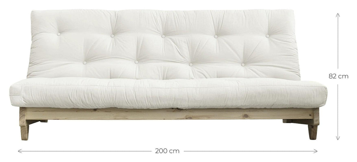 Fresh Sovesofa, Petroleum Blue/Natur - Unoliving.com