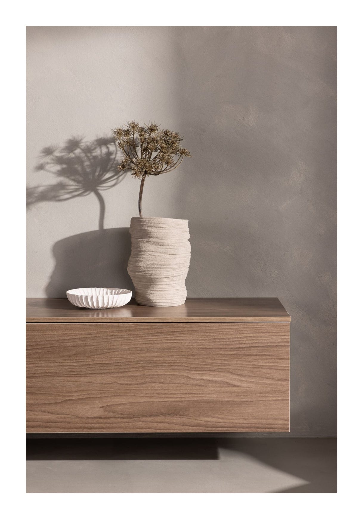 Frihamn Kommode, Poppel, Valnød