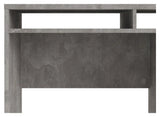 Function Plus Skrivebord 1 låge og skuffe, Oxid grå/Hvid