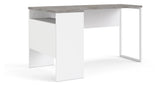 Function Plus Skrivebord, Hvid Oxid Beton