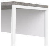 Function Plus Skrivebord, Hvid Oxid Beton