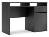 Function Plus Skrivebord m. 1 låge - Mat sort