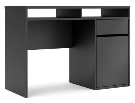 Function Plus Skrivebord m. 1 låge - Mat sort