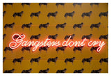 Gangsters don´t Cry Neonskilt - Unoliving.com