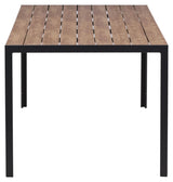 Garcia Spisebord, Sort alu, Aintwood, 90x200