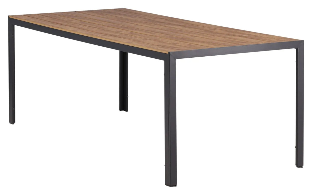 Garcia Spisebord, Sort alu, Aintwood, 90x200