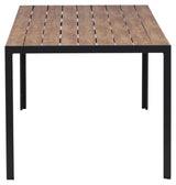 Garcia Spisebord, Sort alu, Aintwood, 90x200