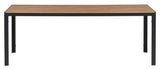 Garcia Spisebord, Sort alu, Aintwood, 90x200