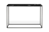 Gleam Konsolbord m. sort understel, Sort marmor - Unoliving.com