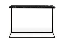 Gleam Konsolbord m. sort understel, Sort marmor - Unoliving.com