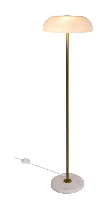 Glossy Gulvlampe, Hvid - Unoliving.com