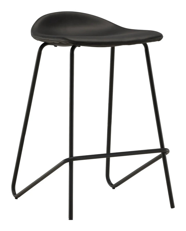 Grebbestad Barstol, Stål, Sort