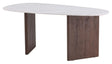 Grönvik Spisebord, 180x75, Mocca, Offwhite beton-look