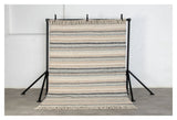 Gudha uld tæppe, 170x240, Beige/blue