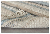 Gudha uld tæppe, 170x240, Beige/blue